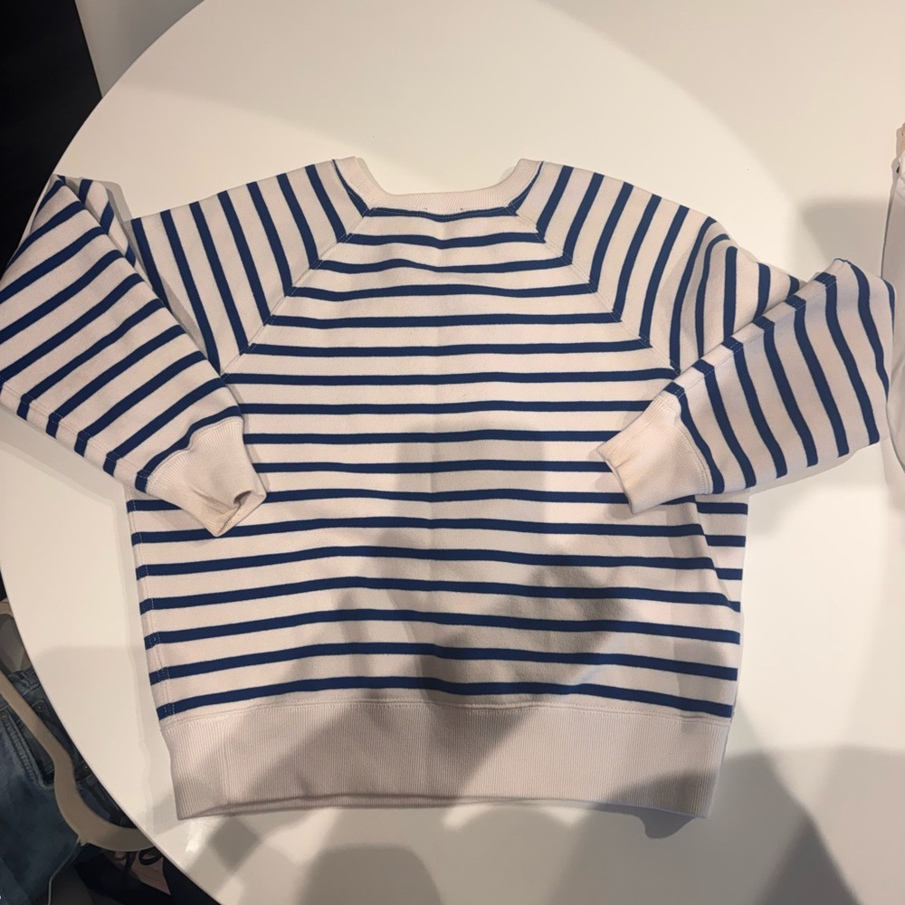 Polo by Ralph Lauren Men's Striped Bear Sweater - Blue and White - Picture 5 of 5